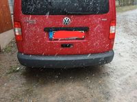 Gebraucht VW Caddy Maxi 105 PS (77 kW) 2009 Rot Van / Kleinbus