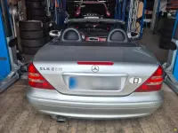 Gebraucht Mercedes SLK200 2001 Silber Cabrio
