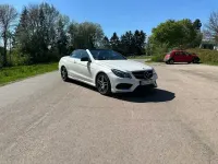 Używany Mercedes E500 AMG 408 KM (300 kW) 2014 Biały Kabriolet