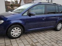 Gebraucht VW Touran Trendline 140 PS (102 kW) 2009 Blau Van / Kleinbus
