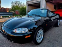 Gebraucht Mazda MX5 110 PS (80 kW) 2000 Schwarz Cabrio
