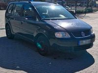 Gebraucht VW Touran 102 PS (75 kW) 2006 Schwarz Van / Kleinbus