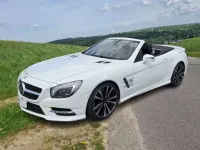 Gebraucht Mercedes SL350 AMG 306 PS (225 kW) 2012 Weiß Cabrio