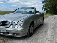Gebraucht Mercedes CLK200 136 PS (100 kW) 1999 Silber Cabrio