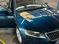 Gebraucht Skoda Superb Style 150 PS (110 kW) 2017 Blau Kombi