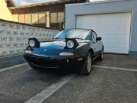 Gebraucht Mazda MX5 90 PS (66 kW) 1997 Schwarz Cabrio