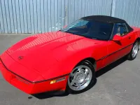 Second-hand Corvette C4 243 CP (178 kW) 1990 Roșu Cabrio