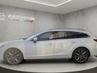 Gebraucht Mazda 6 Sports-Line 194 PS (142 kW) 2019 Snowflake white pearl Kombi