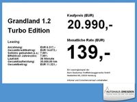 gebraucht Opel Grandland X 1.2 Turbo Edition FLA 2xKlima KAM PDC