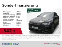 Gebraucht Audi Q8 e-tron S-Line 250 kW (340 PS) 2024 Mythosschwarz metallic SUV