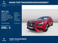 Gebraucht Mercedes E220 AMG line 194 PS (142 kW) 2019 Hyazinthrot  metalliclack Limousine