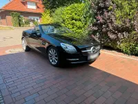 Gebraucht Mercedes SLK200 186 PS (136 kW) 2012 Schwarz Cabrio