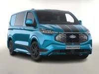 Neu Ford E-Transit Sport 160 kW (218 PS) 2026 Digital aqua blue metallic Van