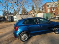 Gebraucht VW Polo 75 PS (55 kW) 2015 Blau Kleinwagen