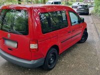 gebraucht VW Caddy Rot TÜV Neu 1.6 Benziner 102 PS