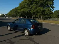Gebraucht Opel Astra 101 PS (74 kW) 2003 Blau Coupé