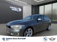 Gebraucht BMW 118 Advantage 143 PS (105 kW) 2015 Grau / mineralgrau (metallic) Kleinwagen