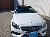 Gebraucht Mercedes C180 AMG line 156 PS (114 kW) 2017 Weiß Cabrio