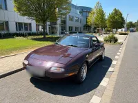 Gebraucht Mazda MX5 Cosmo 90 PS (66 kW) 1996 Rot Cabrio
