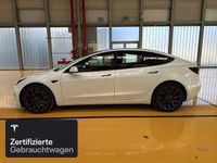 Gebraucht Tesla Model 3 Performance 377 kW (513 PS) 2021 Weiß Limousine