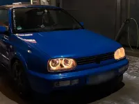 Gebraucht VW Golf Cabriolet 90 PS (66 kW) 1995 Blau Cabrio