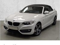Gebraucht BMW 218 Sport Line 136 PS (100 kW) 2017 Weiß Cabrio