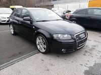 Gebraucht Audi A3 S-Line 170 PS (125 kW) 2008 Schwarz Kleinwagen