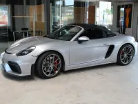Gebraucht Porsche Boxster Spyder 420 PS (308 kW) 2021 Silber Cabrio