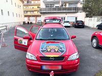 Gebraucht Opel Astra 84 PS (61 kW) 2001 Rot Kombi