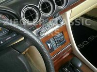 gebraucht Mercedes SL450 Cabrio, R107, Silberblau, BJ 1980, (016)