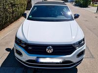 Gebraucht VW T-Roc Cabriolet R-line 150 PS (110 kW) 2020 Weiß Cabrio