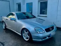 Gebraucht Mercedes SLK230 AMG 240 PS (176 kW) 1997 Silber Cabrio