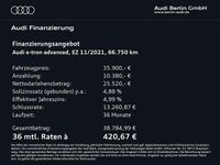 Gebraucht Audi e-tron Ambiente 300 kW (408 PS) 2021 Siambeige metallic SUV
