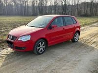 Gebraucht VW Polo Trendline 60 PS (44 kW) 2009 Rot Kleinwagen
