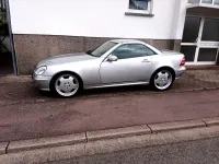 Gebraucht Mercedes SLK200 163 PS (119 kW) 2000 Silber Cabrio