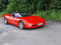 Gebraucht Corvette C5 344 PS (253 kW) 1998 Rot Cabrio