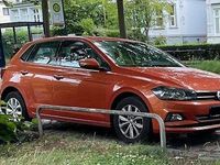 Gebraucht VW Polo Highline 90 PS (66 kW) 2018 Orange Kleinwagen