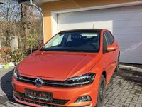 Gebraucht VW Polo Highline 95 PS (69 kW) 2018 Orange Kleinwagen