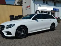Gebraucht Mercedes E350 AMG line 258 PS (189 kW) 2018 Polarweiss  unilack Kombi