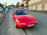 Gebraucht Mazda MX5 116 PS (85 kW) 1990 Rot Cabrio