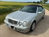 Gebraucht Mercedes CLK200 Elegance 136 PS (100 kW) 1999 Silber Cabrio