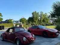 Gebraucht VW Käfer 1969 Rot Cabrio