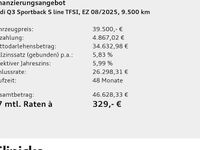 Gebraucht Audi Q3 Sportback S-Line 150 PS (110 kW) 2025 Schwarz SUV