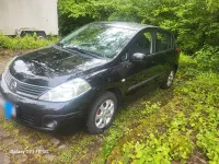 Gebraucht Nissan Tiida Acenta 110 PS (80 kW) 2008 Schwarz Limousine