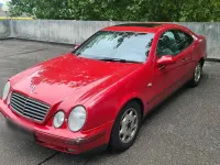Gebraucht Mercedes CLK200 184 PS (135 kW) 1997 Rot Coupé