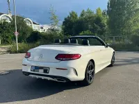 Gebraucht Mercedes C200 AMG line 184 PS (135 kW) 2017 Weiß Cabrio