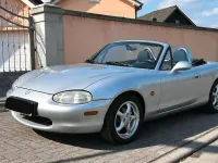 Gebraucht Mazda MX5 110 PS (80 kW) 2000 Silber Cabrio