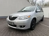 Gebraucht Mazda MPV Exclusive 141 PS (103 kW) 2004 Silber Van / Kleinbus