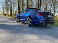 Second-hand Audi A5 S-Line 218 CP (160 kW) 2017 Albastru Coupe