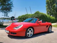 Gebraucht Porsche Boxster 220 PS (161 kW) 2001 Rot Cabrio